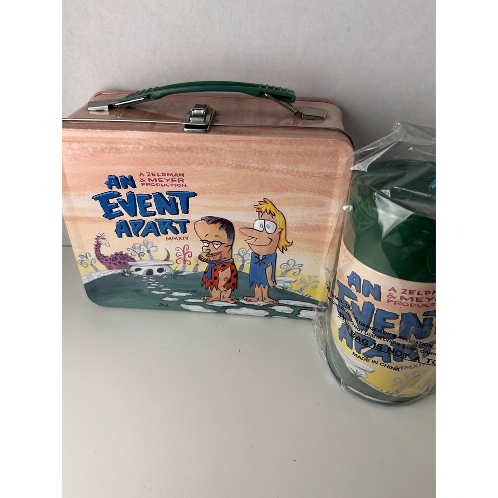An Event Apart MMXIV Metal Lunch Box and Thermos Set Zeldman & Meyer 2014 - Picture 12 of 13